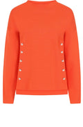 Flame Button Side Karlie Pullover