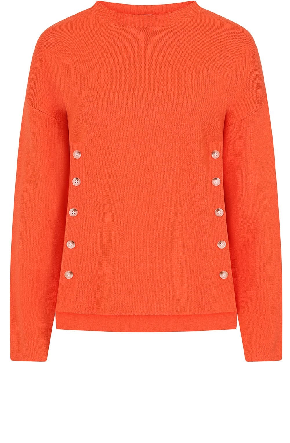 Flame Button Side Karlie Pullover