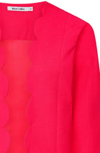 Fuchsia Cora Scallop Jacket