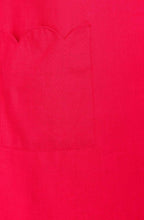 Fuchsia Pink Scalloped April Dress