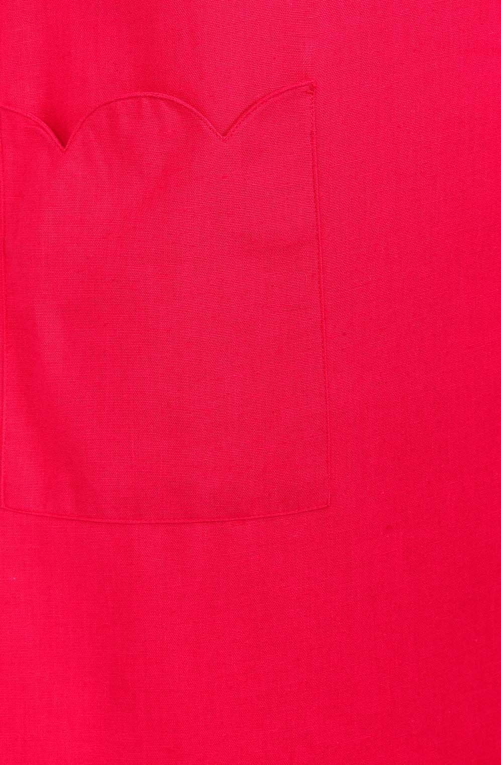 Fuchsia Pink Scalloped April Dress
