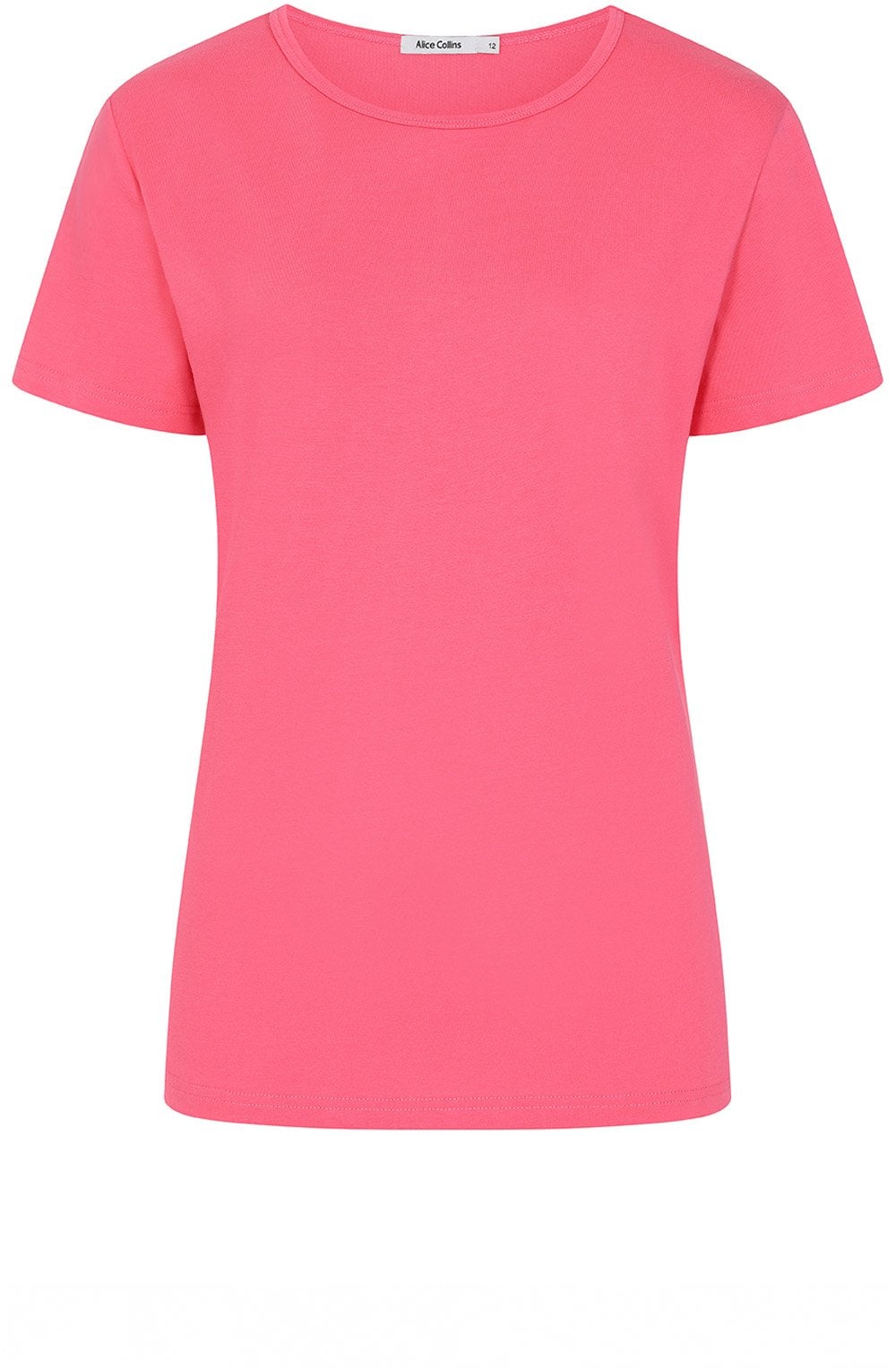 Hot Pink Perfect Plain T Shirt
