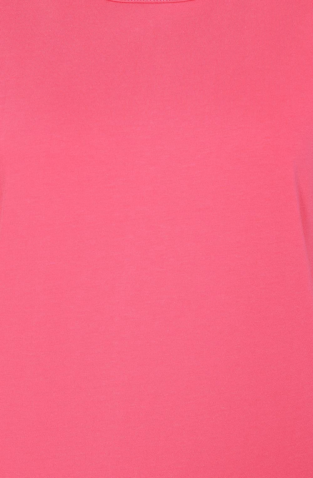 Hot Pink Perfect Plain T Shirt