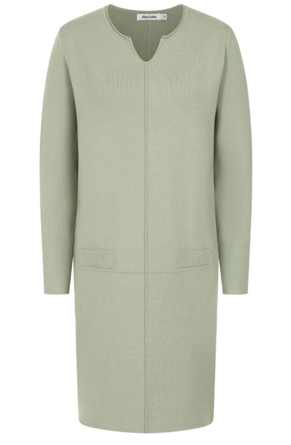 Khaki Knitted Vanessa Dress