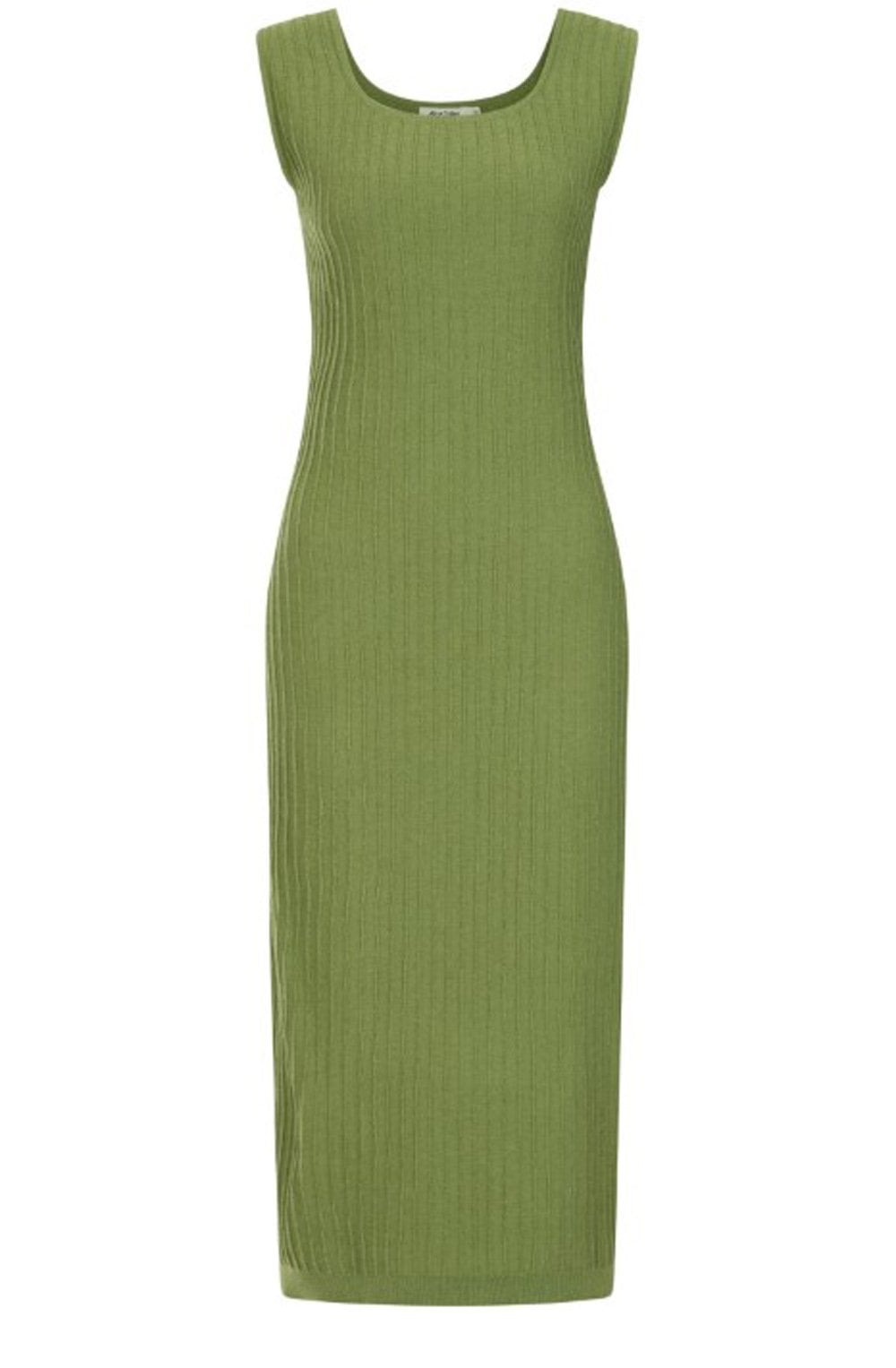 Khaki Misha Knitted Dress