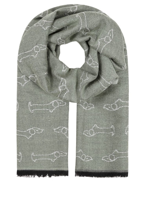 Khaki Sausage Dog Scarf