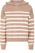 Latte and Wild Oat Padstow Hooded Pullover