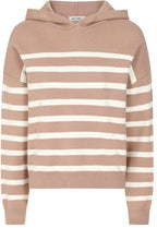 Latte and Wild Oat Padstow Hooded Pullover