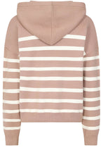 Latte and Wild Oat Padstow Hooded Pullover