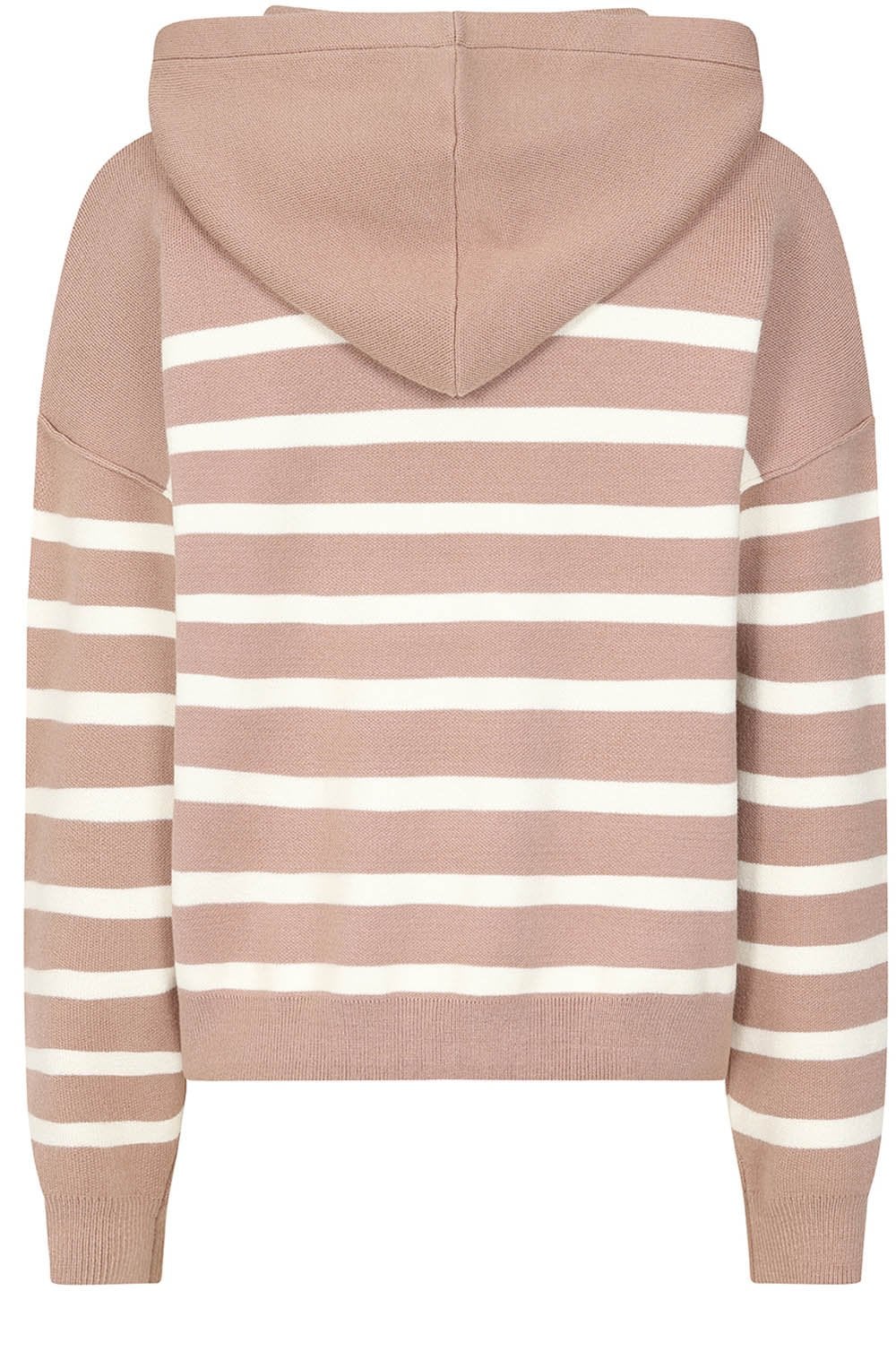 Latte and Wild Oat Padstow Hooded Pullover