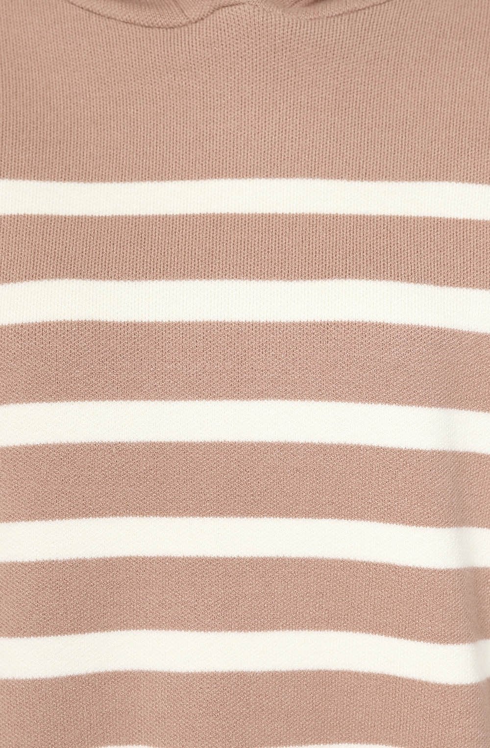 Latte and Wild Oat Padstow Hooded Pullover