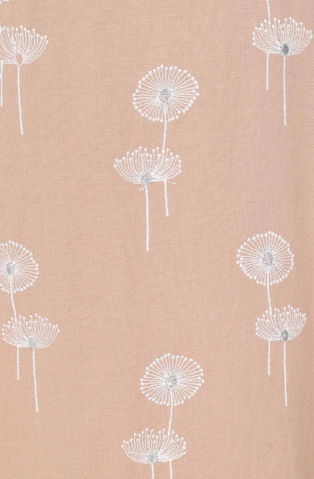 Latte Dandelion Embroidered Hazel dress