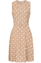 Latte Polka Dot Julia Dress