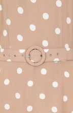 Latte Polka Dot Julia Dress