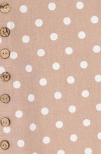 Latte Polka Dot Kylie Shortened Tunic