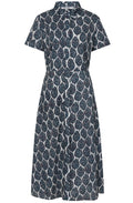Leaf Verdigris Eleanor Shirt Dress