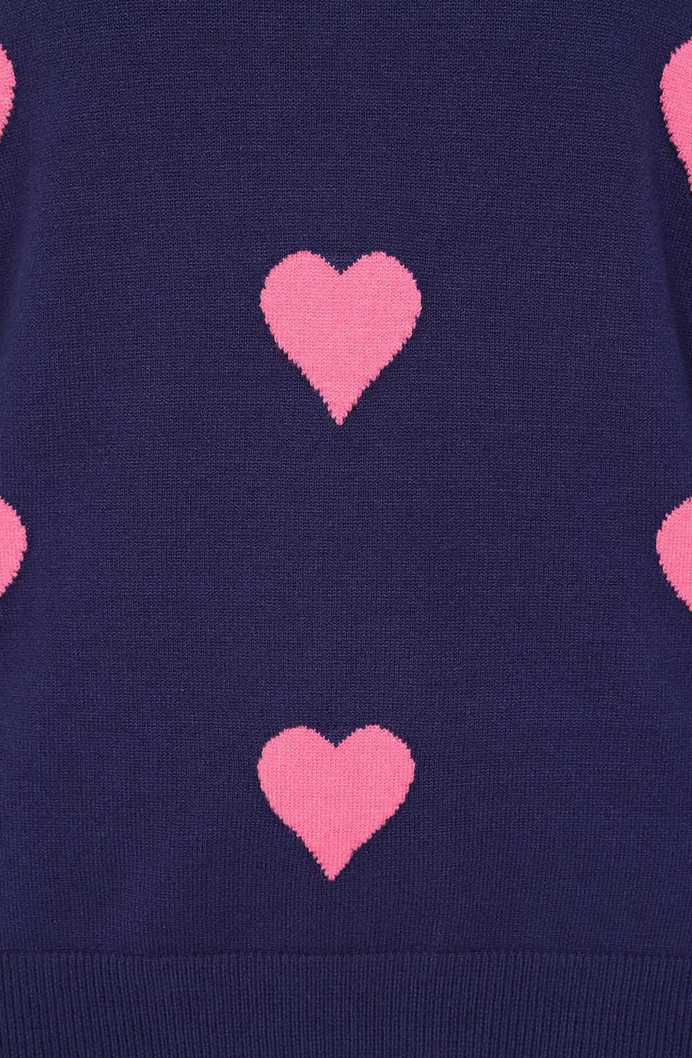 Midnight and Pink Alex Pullover