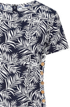 Midnight Palm Leaf Kylie Dress