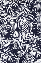 Midnight Palm Leaf Ruffle Jumpsuit