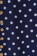 Midnight Polka Dot Kylie Shortened Tunic