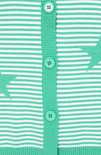 Mint and White Martha Cardigan