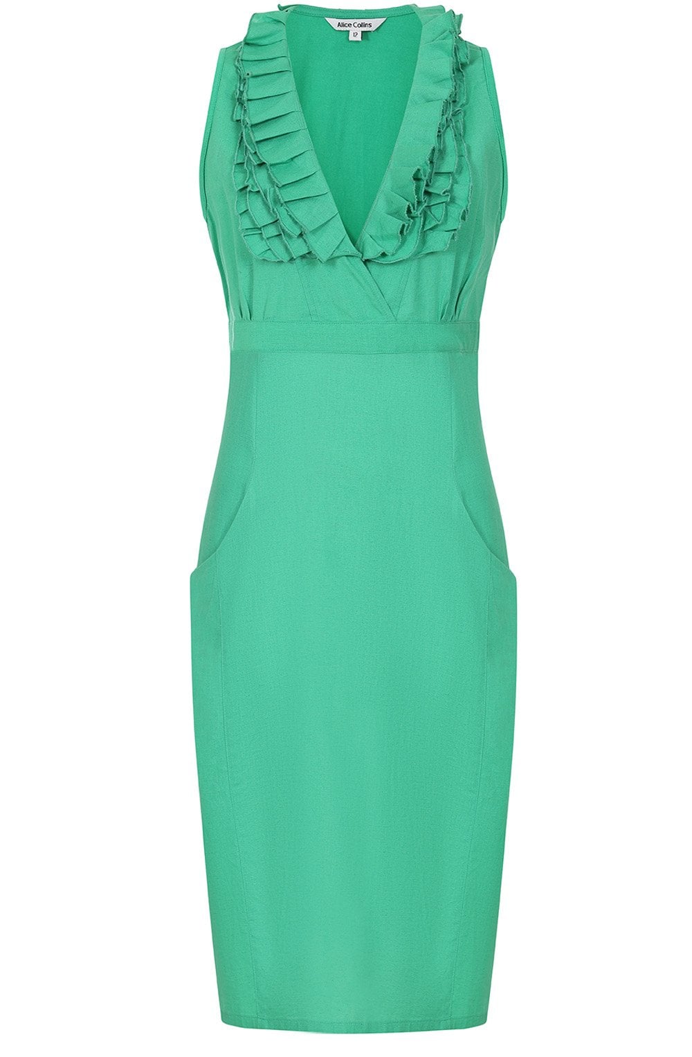 Mint Leaf Kelly Ruffle Dress