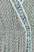 Mint Rhombus Wrap Dress
