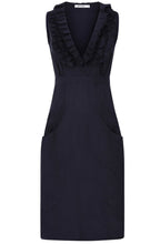 Navy Kelly Ruffle Dress
