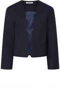 Navy Scallop Jacket