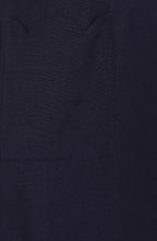 Navy Scalloped April Dress
