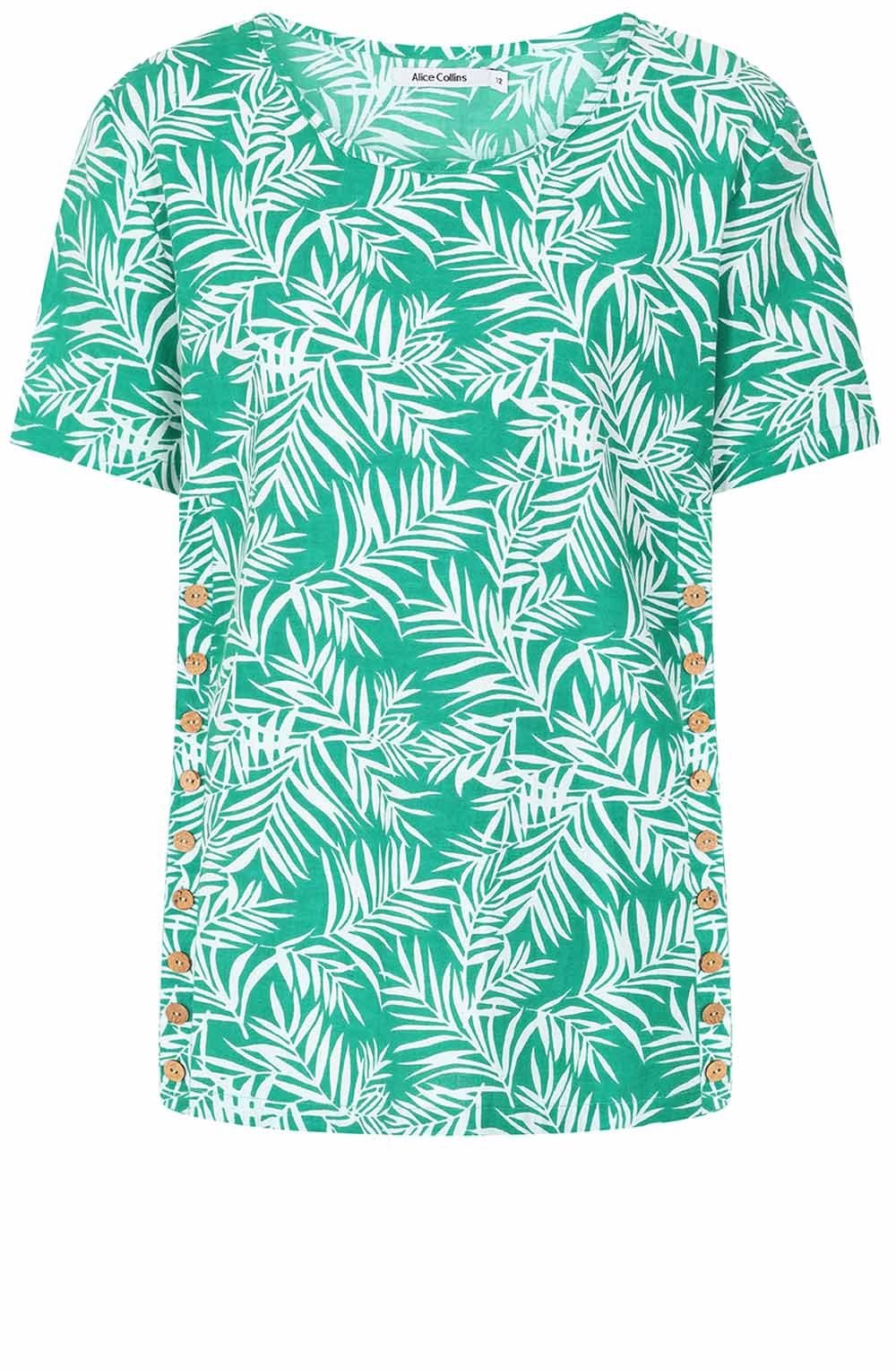 Palm Mint Kylie Shortened Tunic