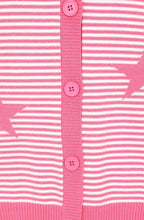 Pink and White Martha Cardigan