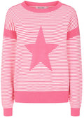 Pink and White Martha Pullover