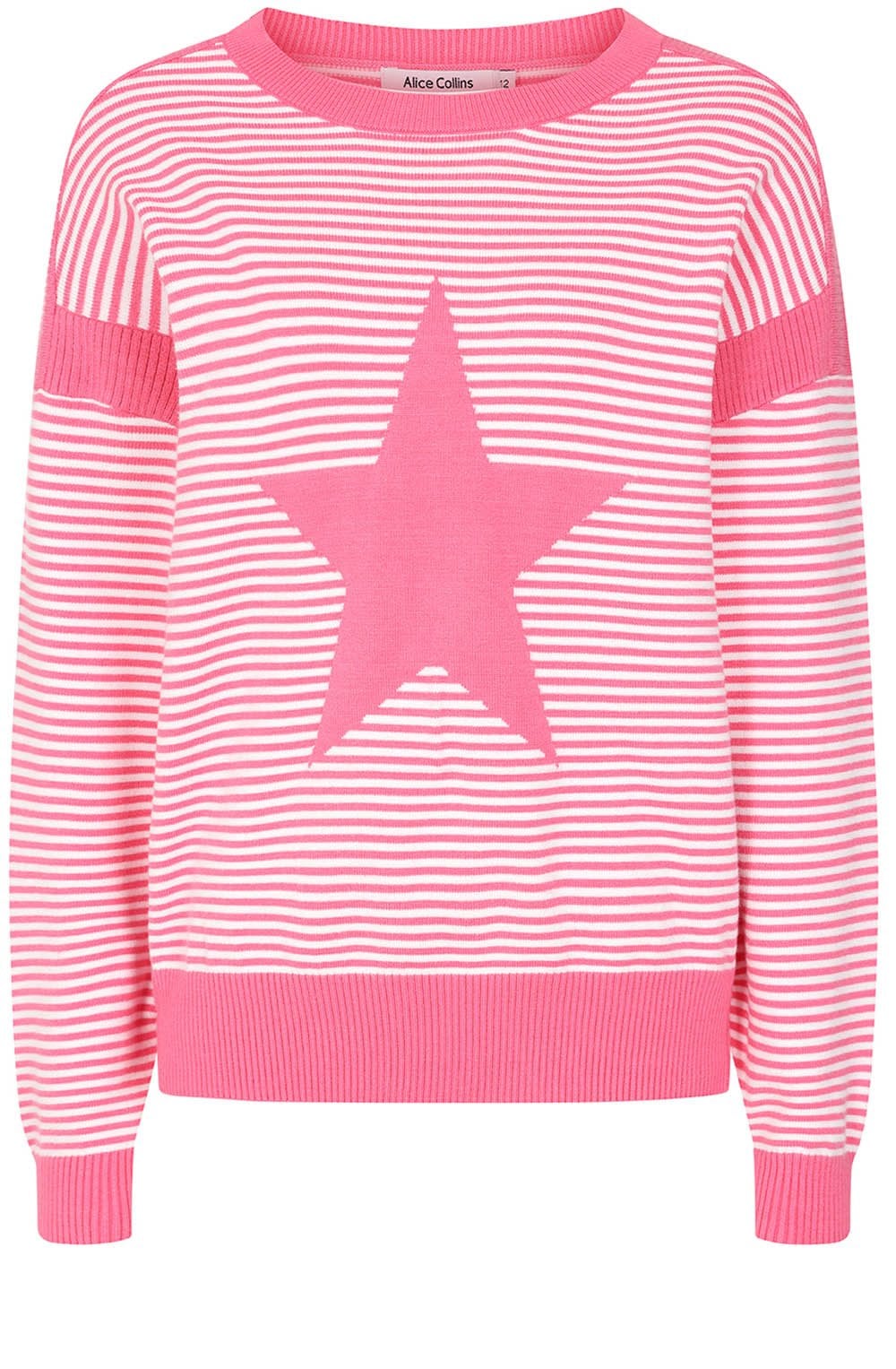 Pink and White Martha Pullover