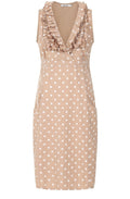 Polka Dot Latte Kelly Ruffle Dress