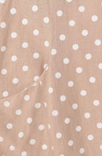 Polka Dot Latte Kelly Ruffle Dress