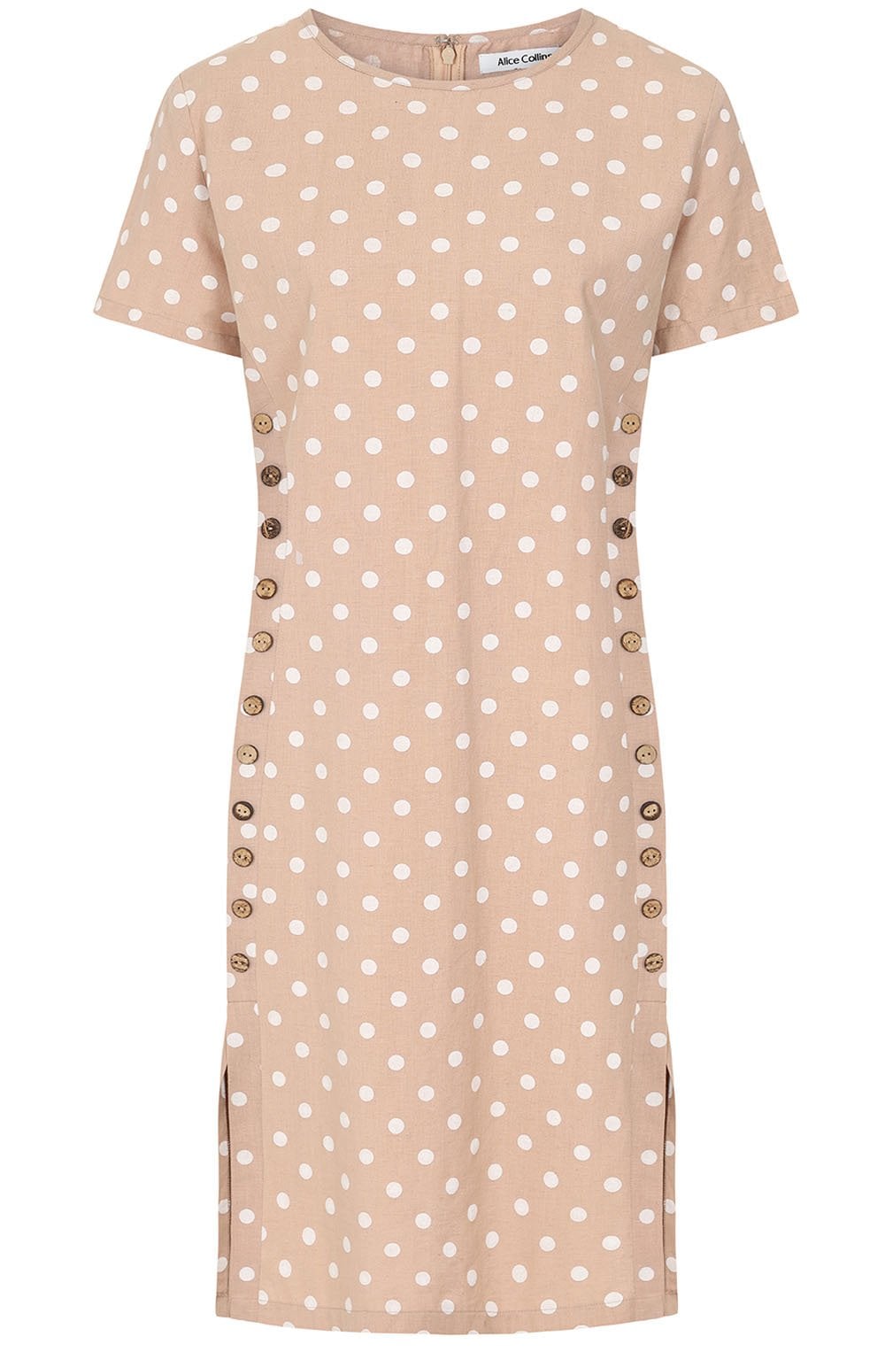 Polka Dot Latte Kylie Dress