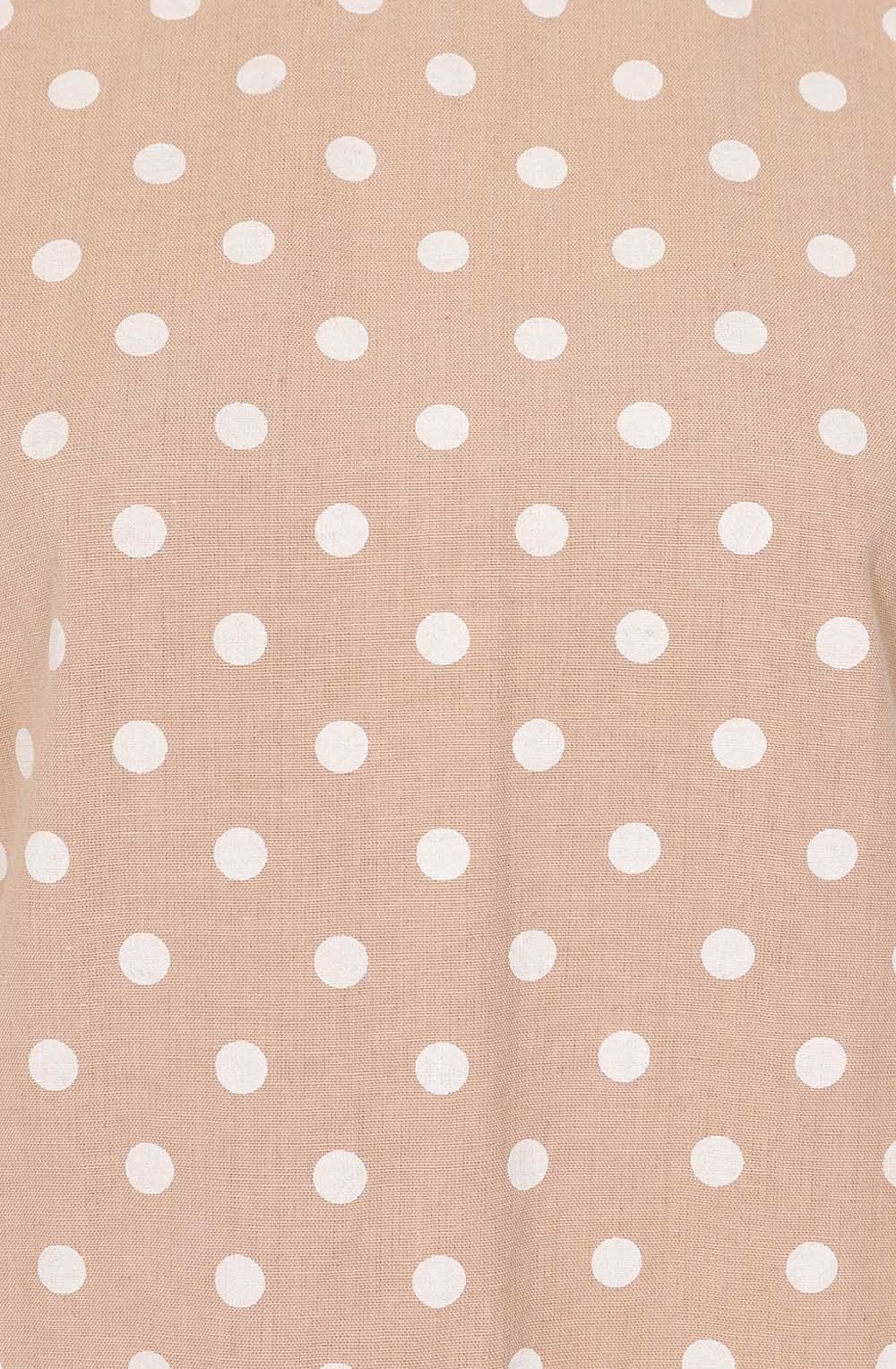 Polka Dot Latte Kylie Dress