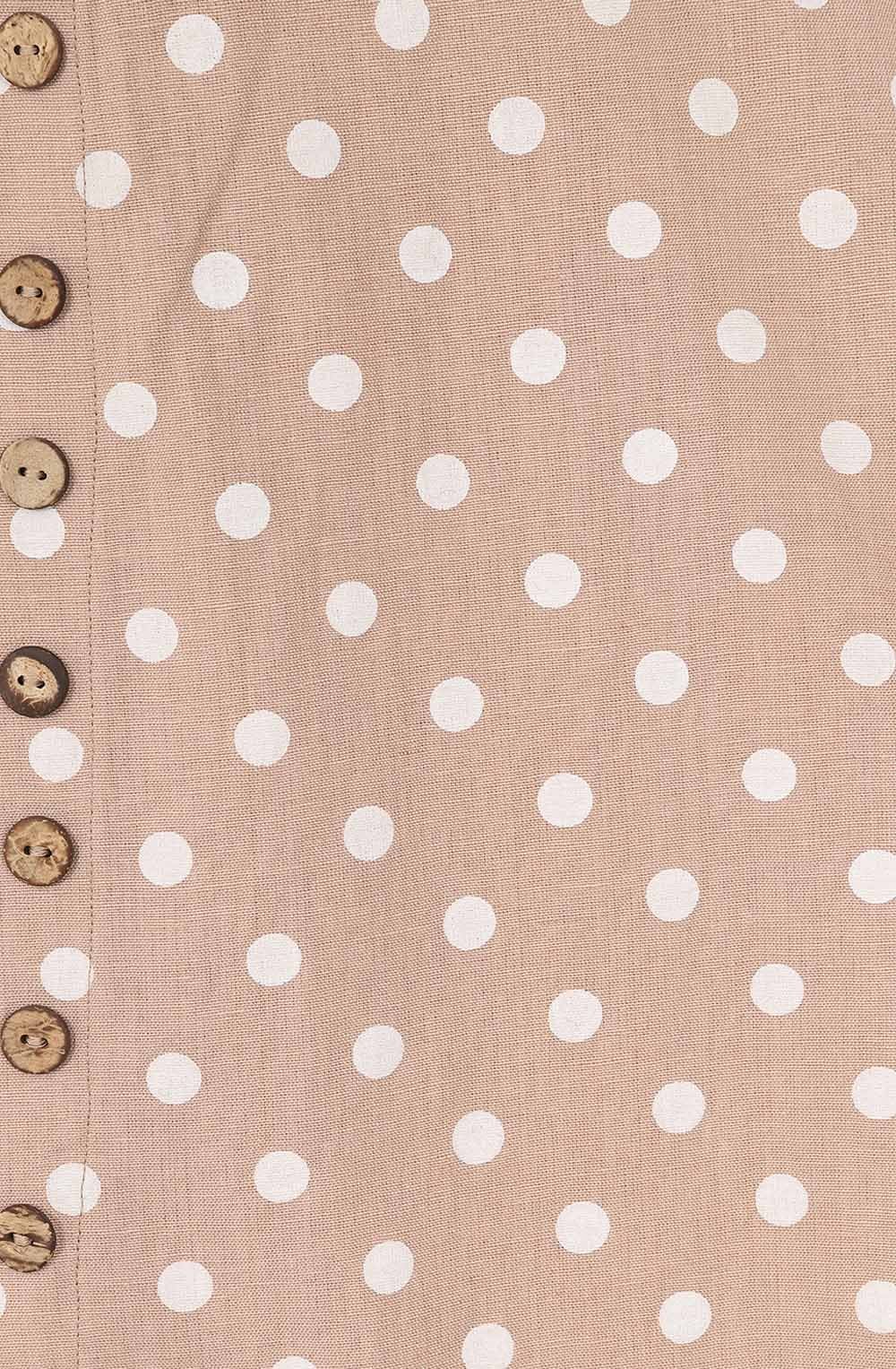 Polka Dot Latte Kylie Dress