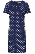 Polka Dot Midnight Blue Kylie Dress