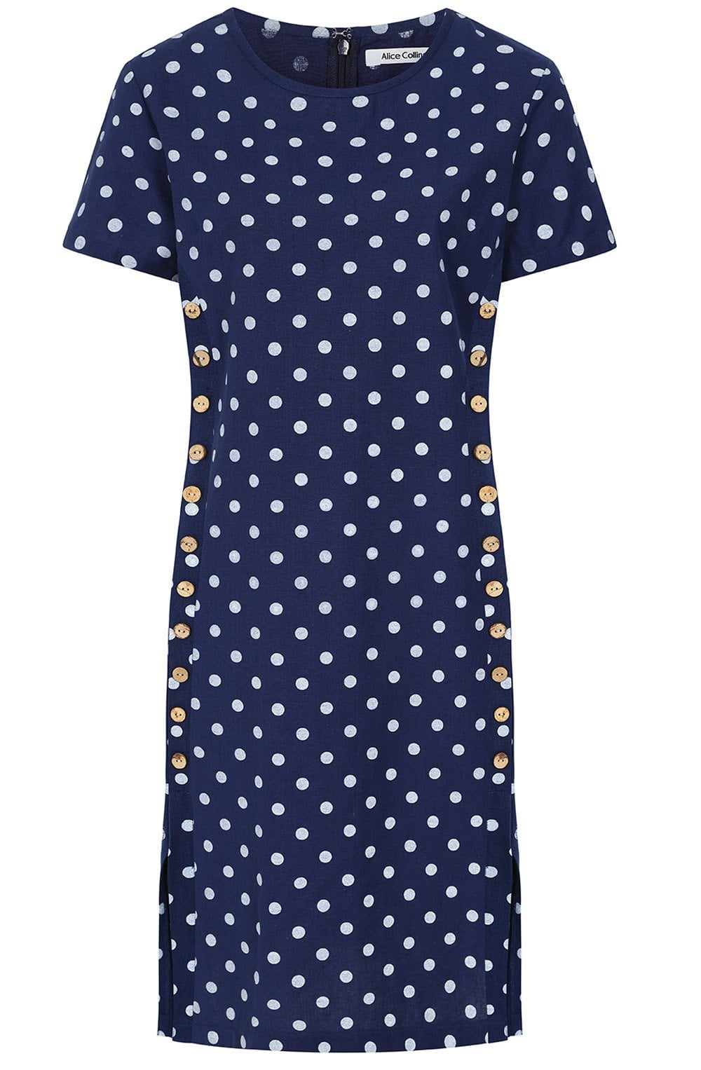 Polka Dot Midnight Blue Kylie Dress