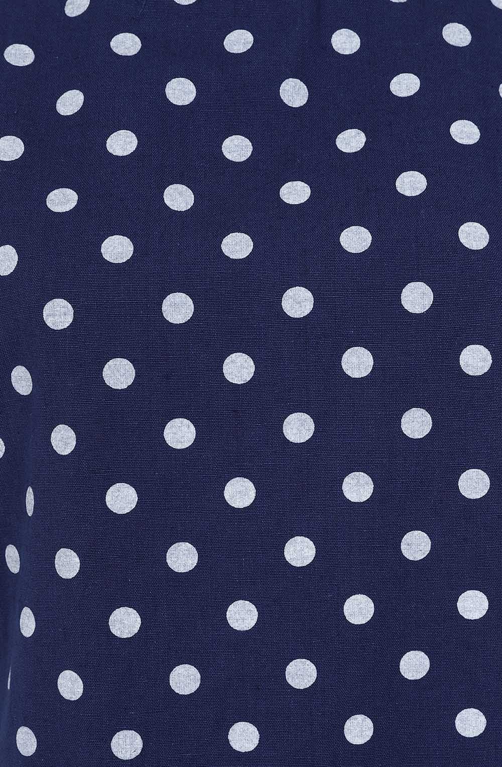 Polka Dot Midnight Blue Kylie Dress