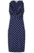 Polka Dot Midnight Kelly Ruffle Dress