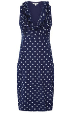Polka Dot Midnight Kelly Ruffle Dress
