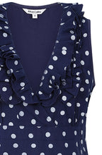 Polka Dot Midnight Kelly Ruffle Dress
