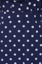 Polka Dot Midnight Kelly Ruffle Dress