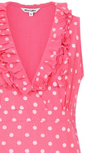 Polka Dot Pink Kelly Ruffle Dress