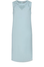 Priya Embroidered Chalk Blue Dress