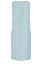 Priya Embroidered Chalk Blue Dress