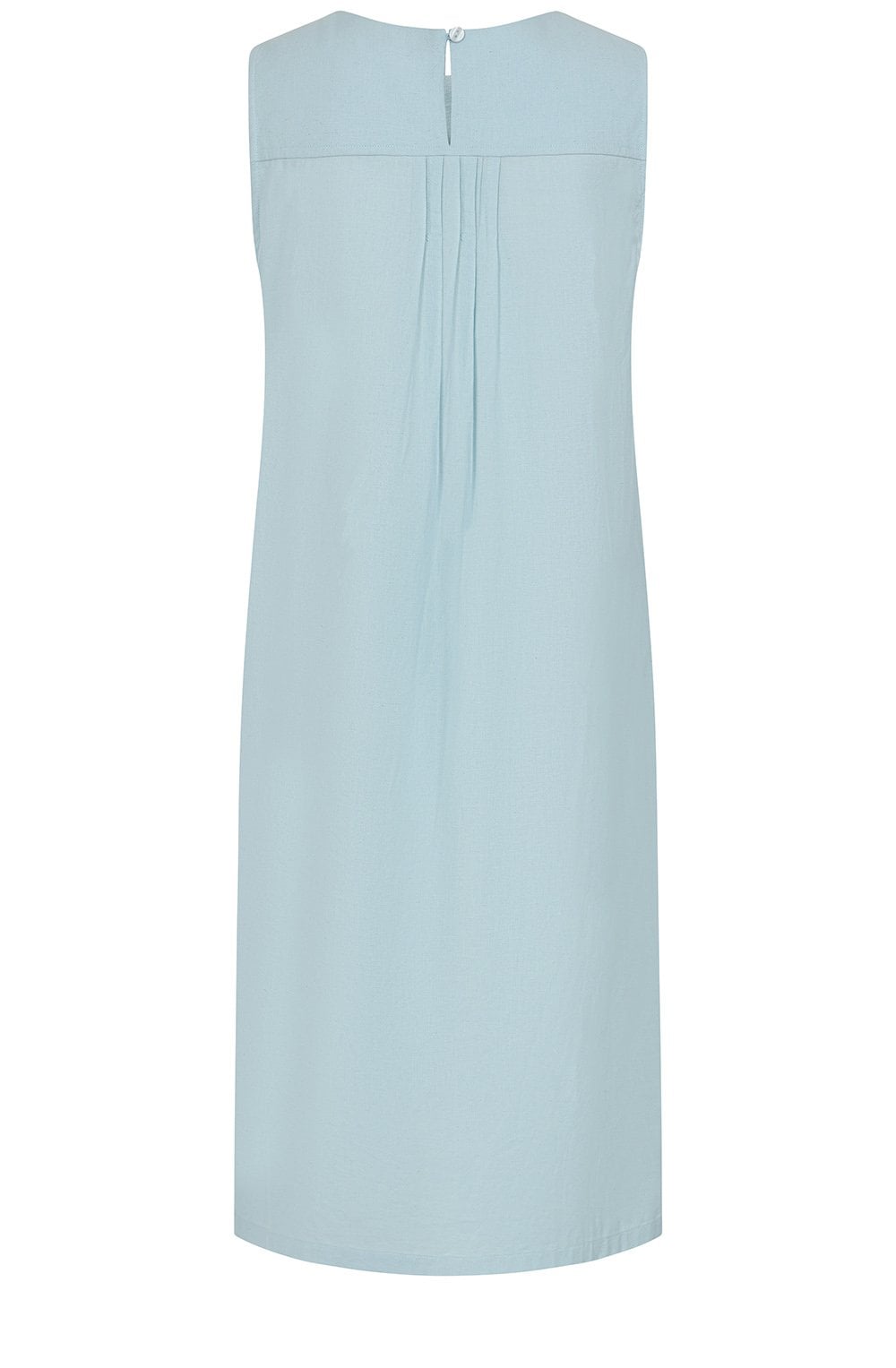 Priya Embroidered Chalk Blue Dress
